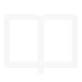 Open Book icon, white